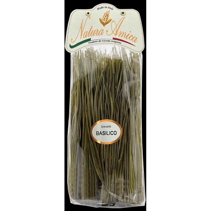 Makaron linguine bazyliowy