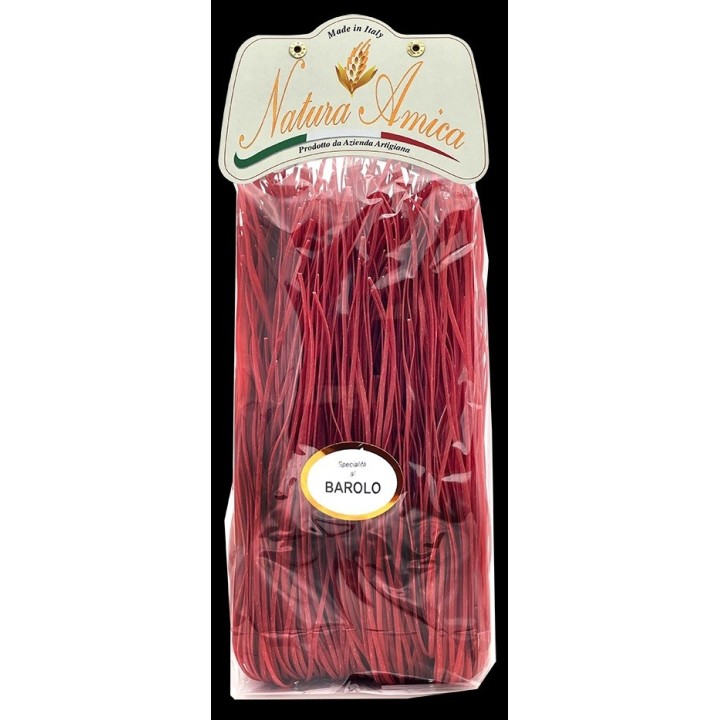 Makaron linguine w winem Barolo